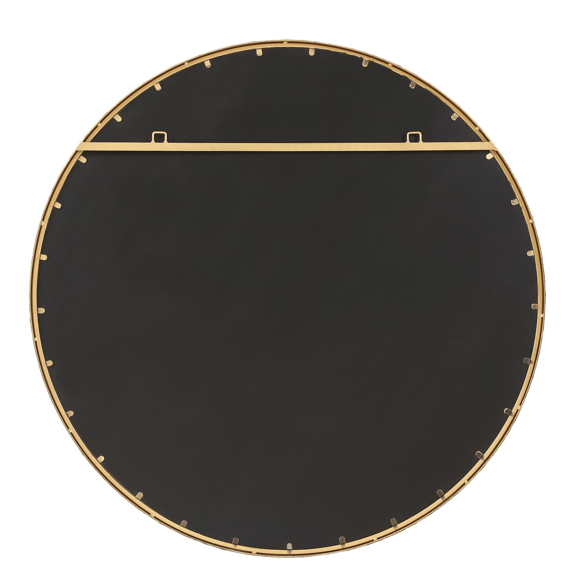 Shown in With Its Aged Gold Finish And Subtle Plaster Effect, The Sutton Round Mirror Is A Blend Of Timeless  finish