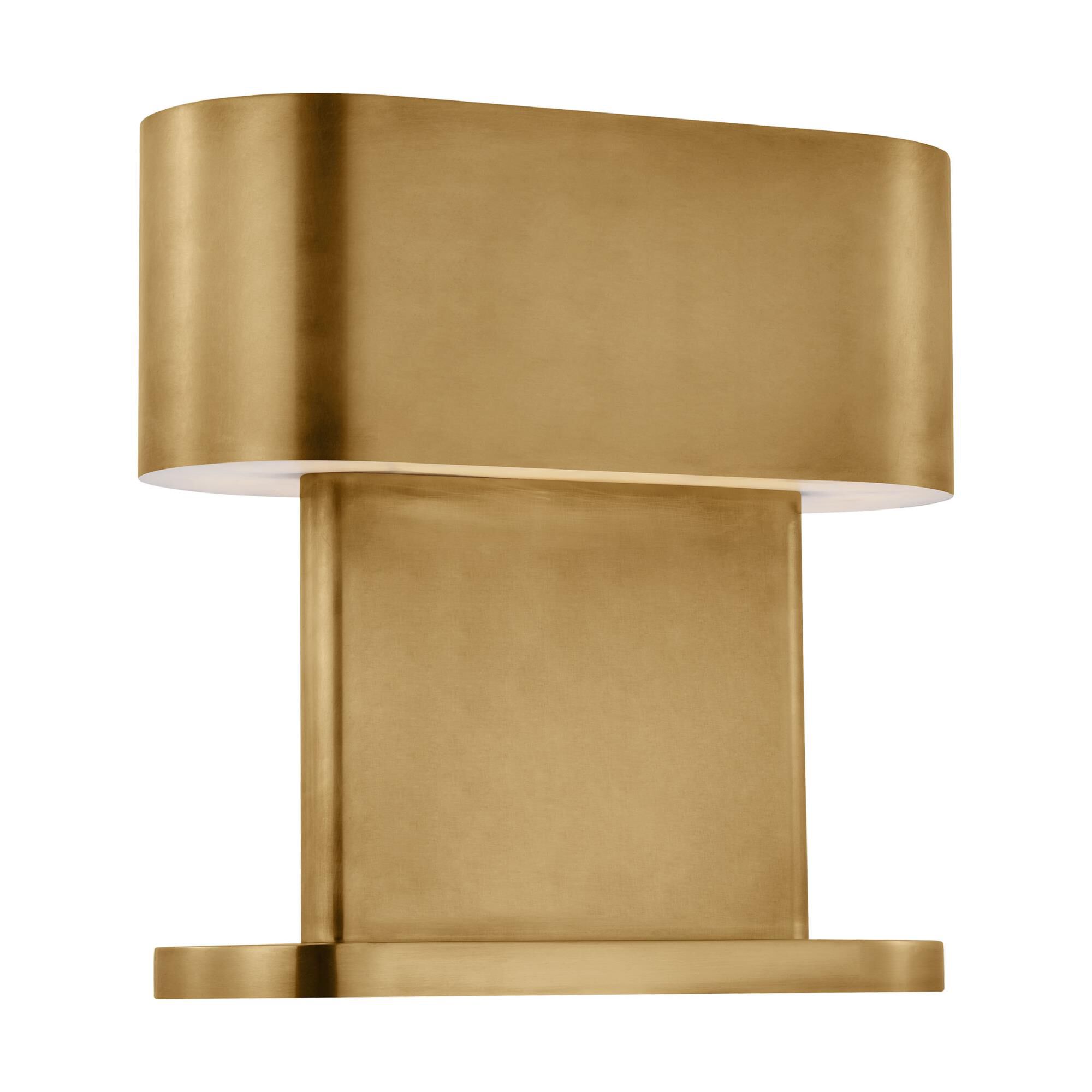 Shown in Natural Brass finish and Brass shade