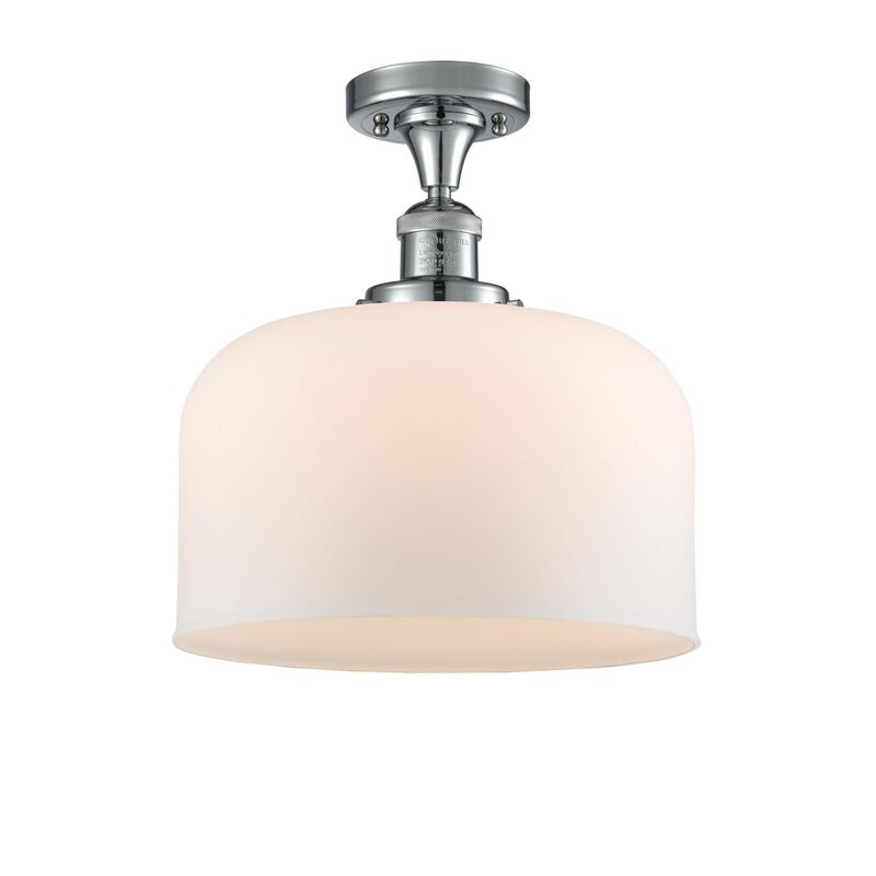 Bruno Marashlian Bell 12 Inch 1 Light Semi Flush Mount by Innovations Lighting