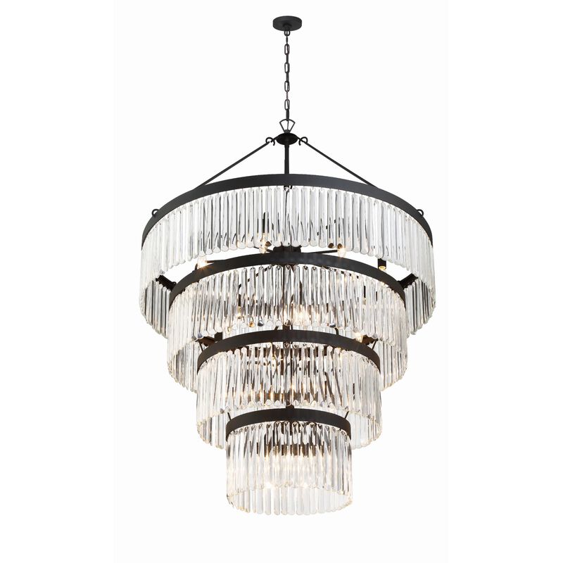 Emory 40 Inch 22 Light Chandelier by Crystorama