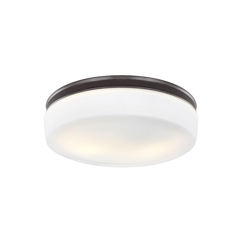 Issen 13 Inch 2 Light Flush Mount by Visual Comfort Studio Collection