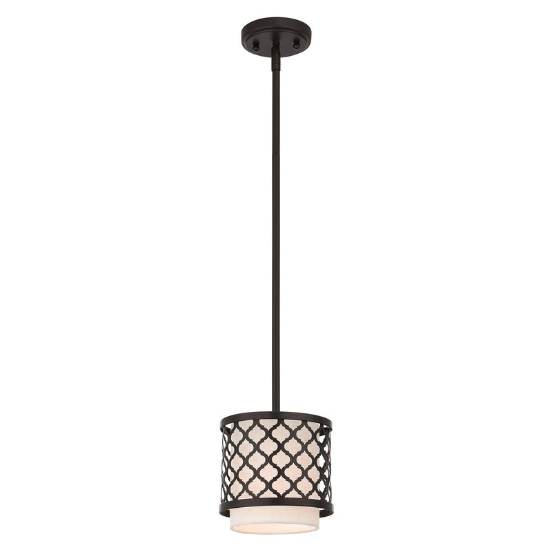 Livex Lighting Arabesque 7 Inch Mini Pendant