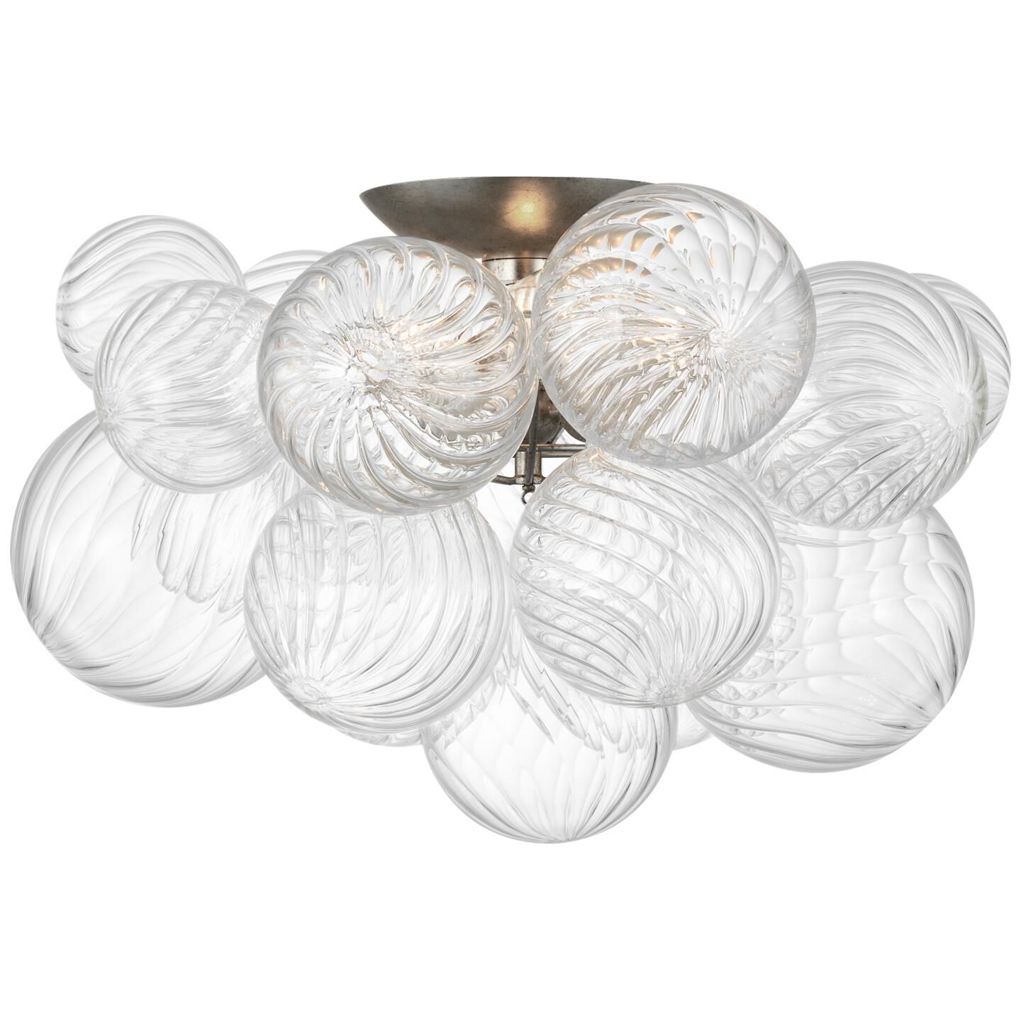 Julie Neill Talia 19 Inch 3 Light LED Flush Mount by Visual Comfort Signature Collection - Clearance