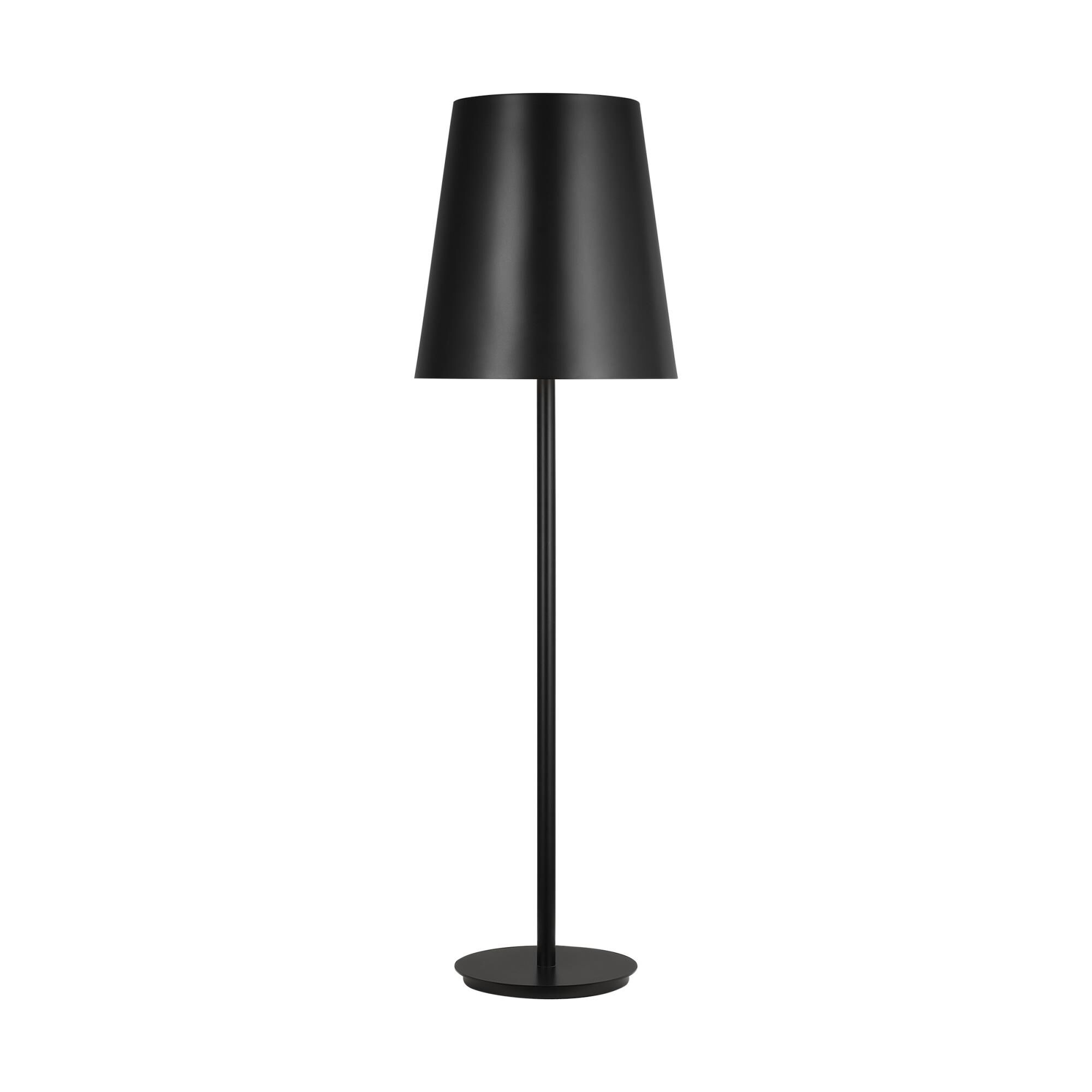 Shown in Black finish and Aluminum shade