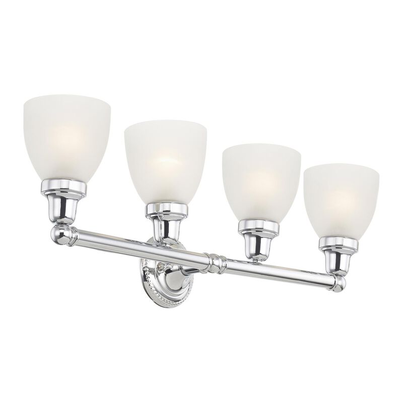 Classic 30 Inch 4 Light Bath Vanity Light by Livex Lighting