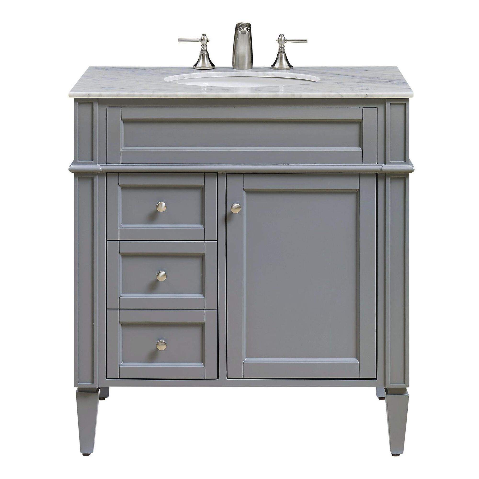 Shown in Grey finish