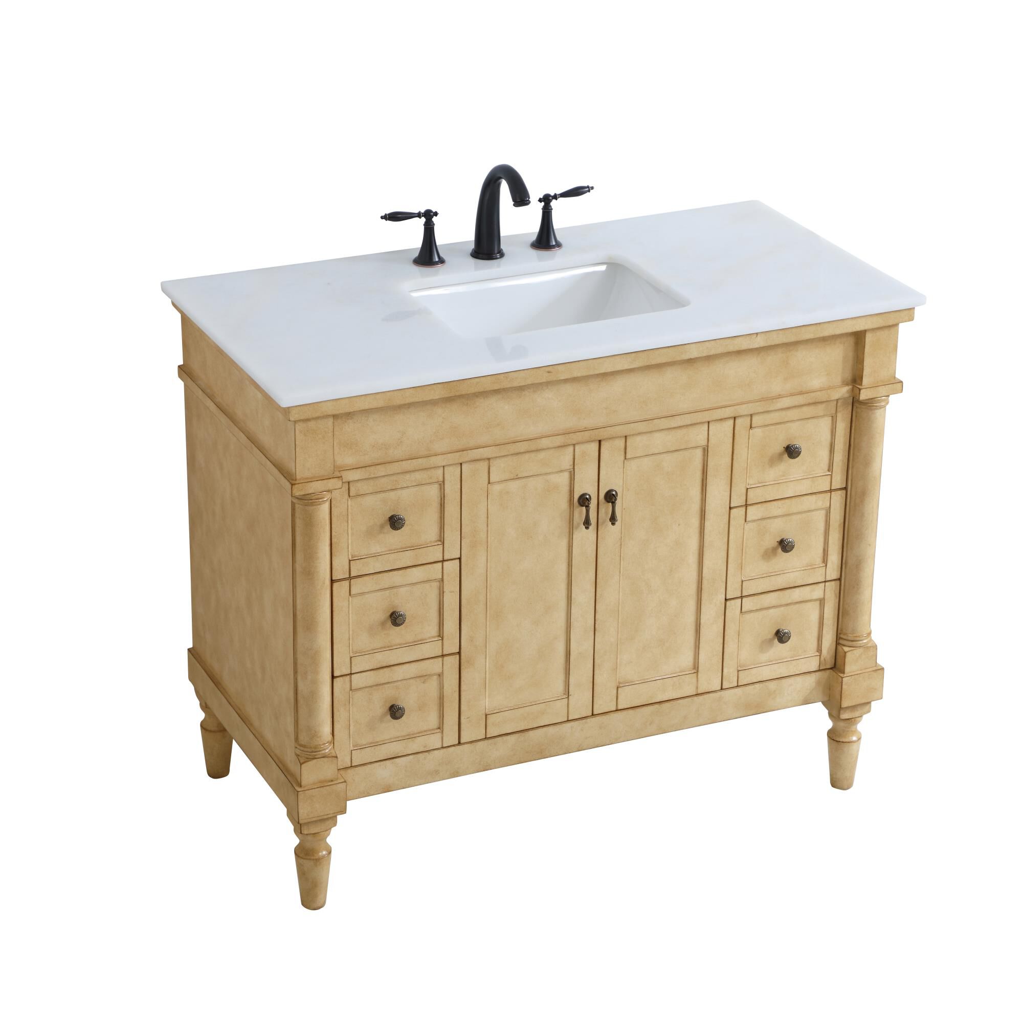 Shown in Antique Beige finish