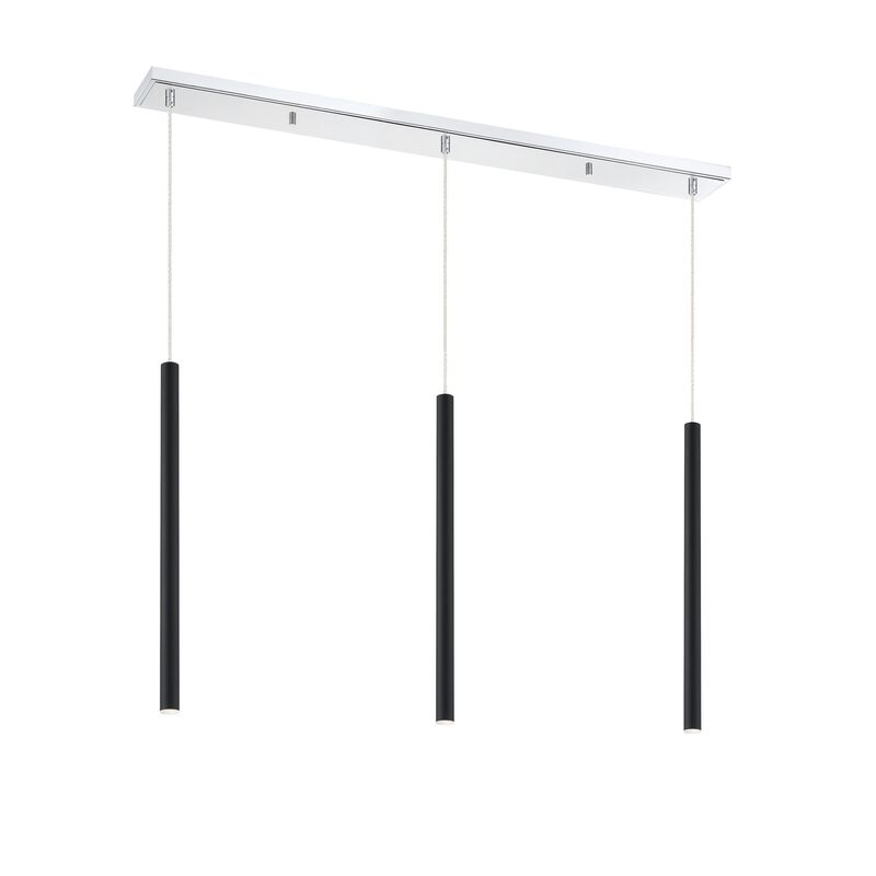 Forest 46 Inch 3 Light LED Linear Suspension Light by Z-Lite