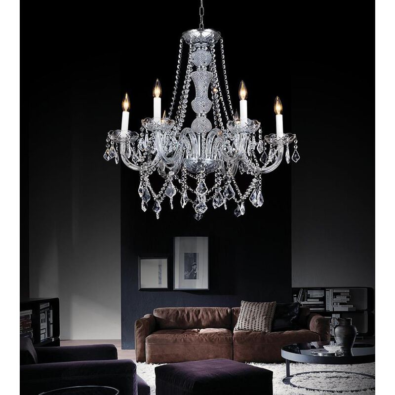 Princeton 24 Inch 6 Light Chandelier by CWI Lighting