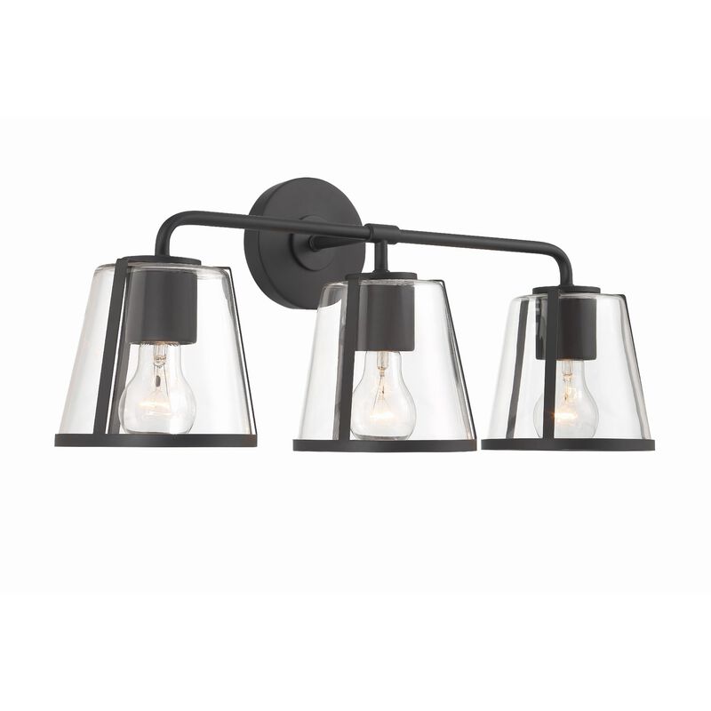 Fulton 3 Light Bath Vanity Light by Crystorama