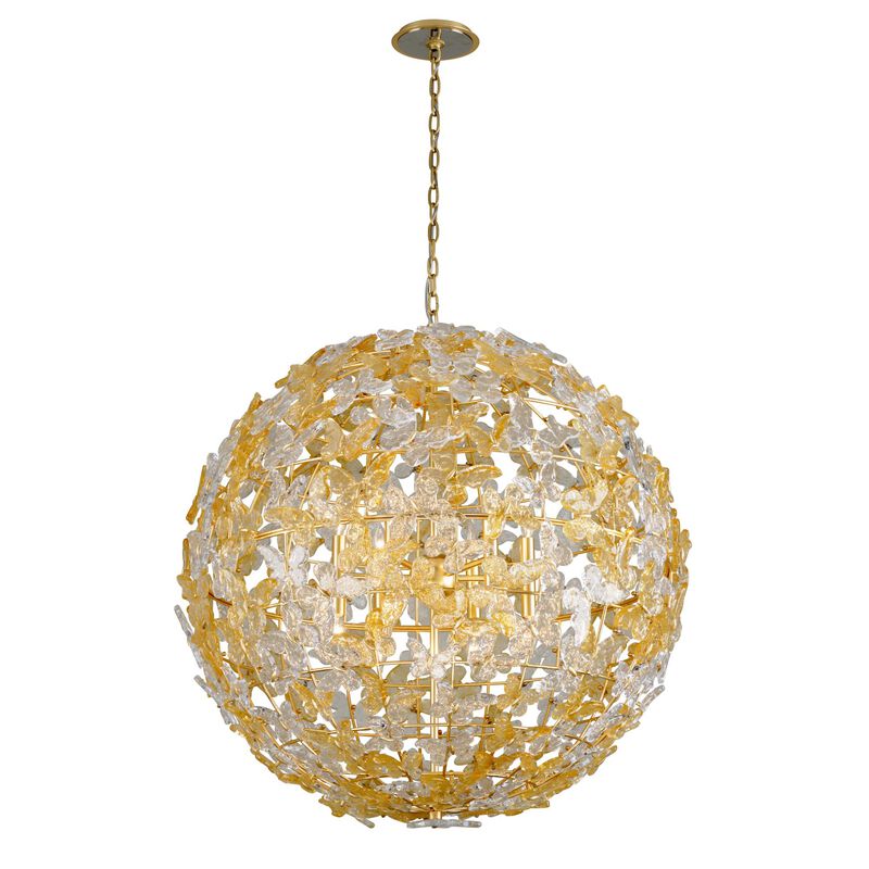 Martyn Lawrence Bullard Milan 40 Inch Large Pendant by Corbett Lighting