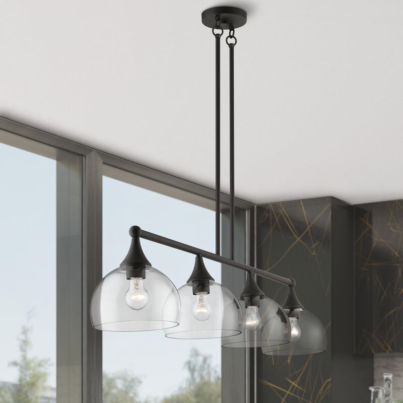 Glendon 45 Inch 4 Light Linear Suspension Light by Livex Lighting