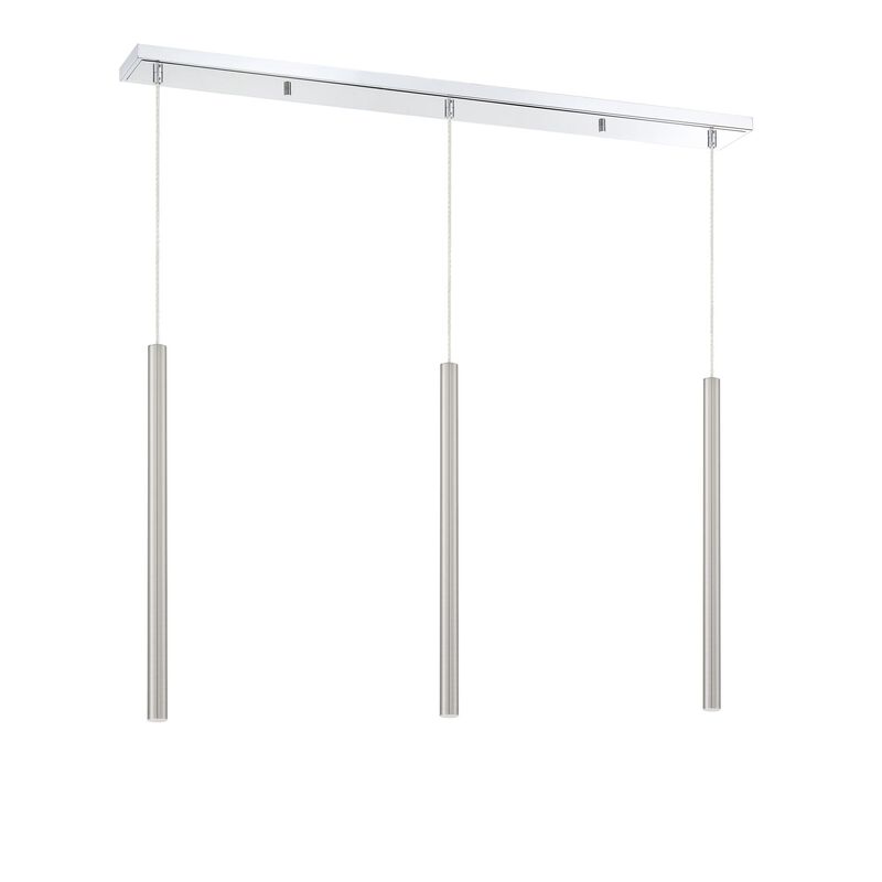 Forest 46 Inch 3 Light LED Linear Suspension Light by Z-Lite