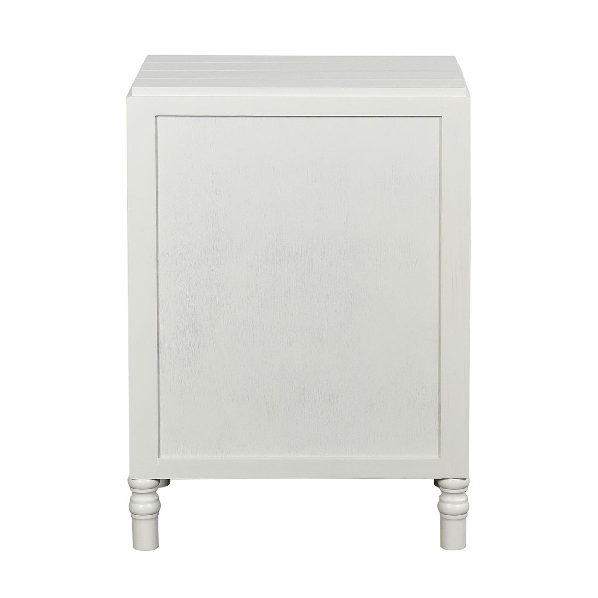 Shown in White, Antique Gold finish