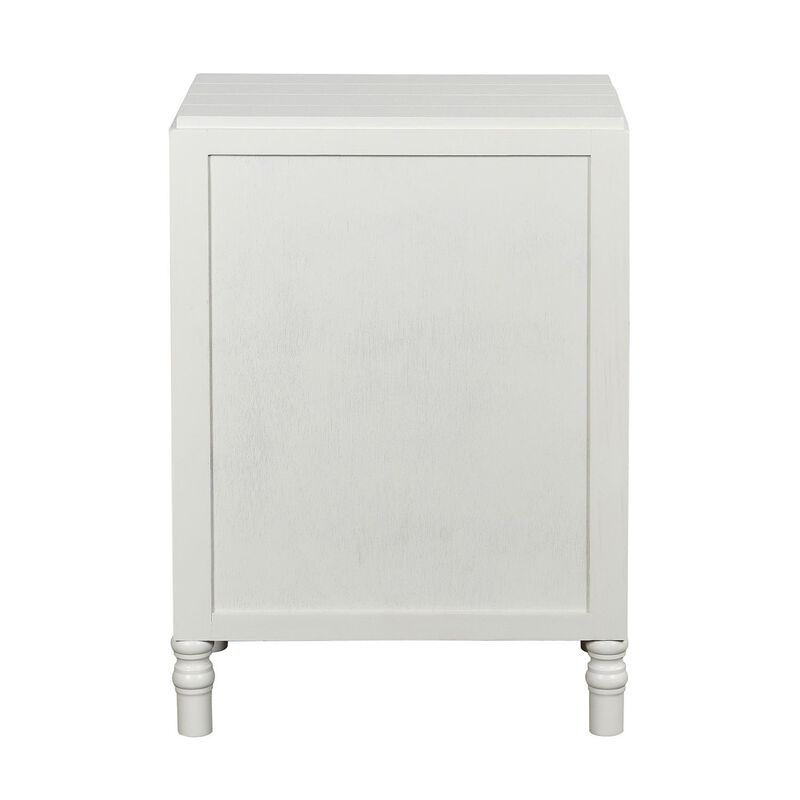 Shown in White, Antique Gold finish