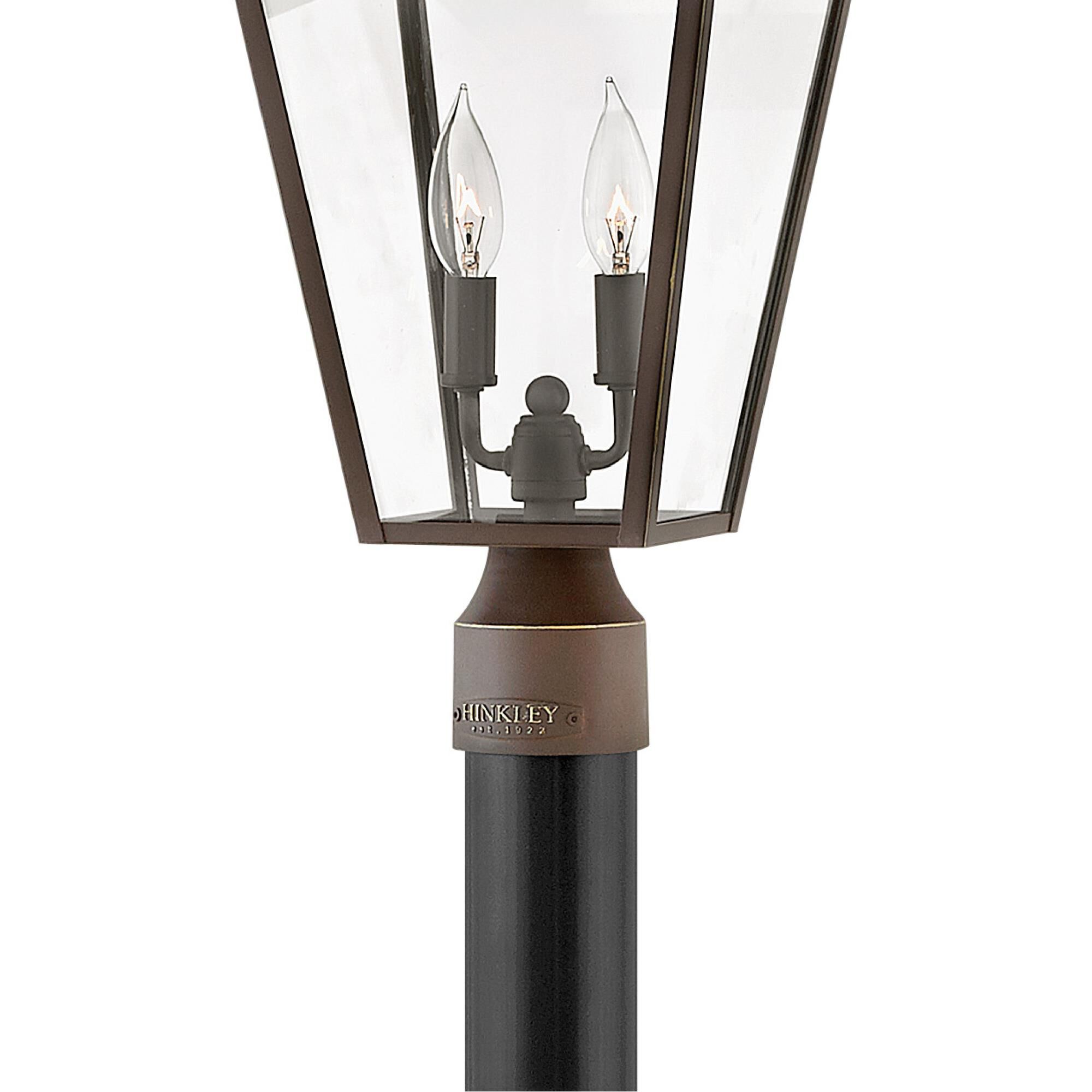 Alford Place 20 Inch Tall 2 Light Outdoor Post Lamp by Hinkley Lighting