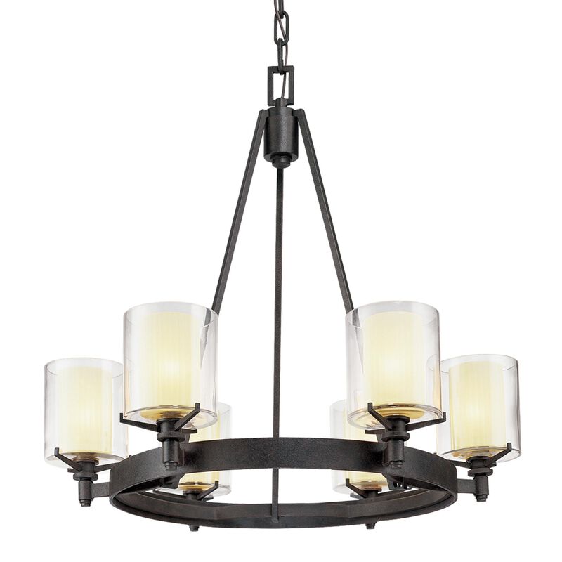 Arcadia 27 Inch Chandelier by Troy Lighting