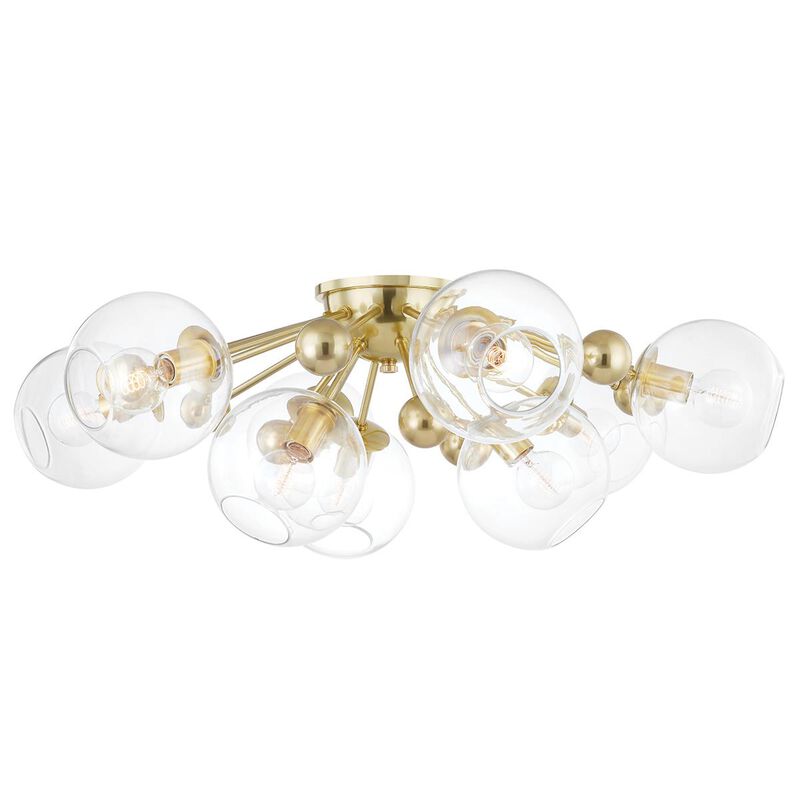 Abbott 41.75 Inch Semi Flush Mount by Hudson Valley Lighting