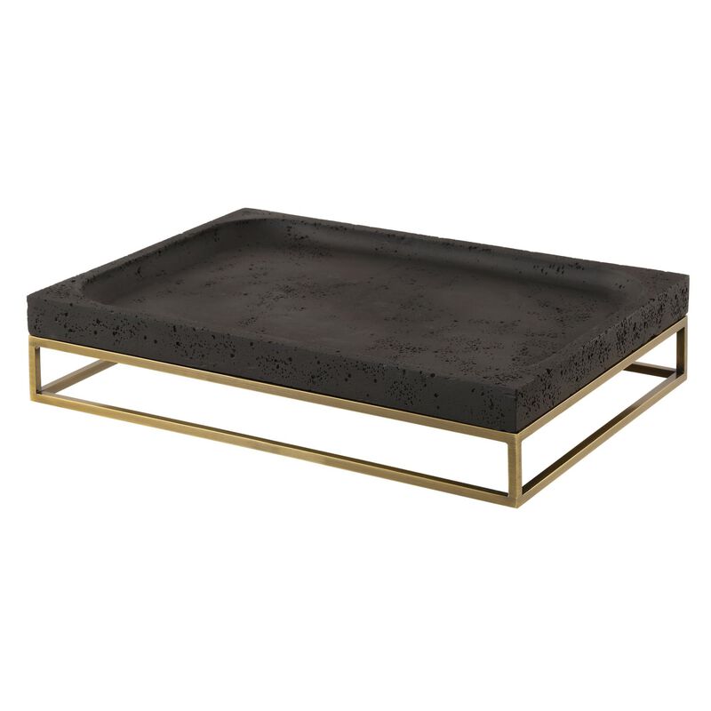 David Frisch Shadowstone Tray by Uttermost