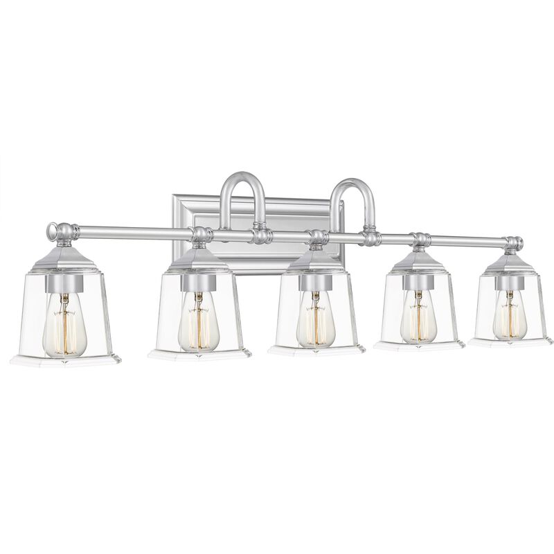 41 Inch 5 Light Bath Vanity Light by Quoizel