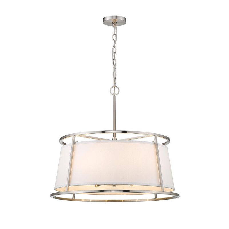 Lenyx Pendant 26 Inch 6 Light Chandelier by Z-Lite