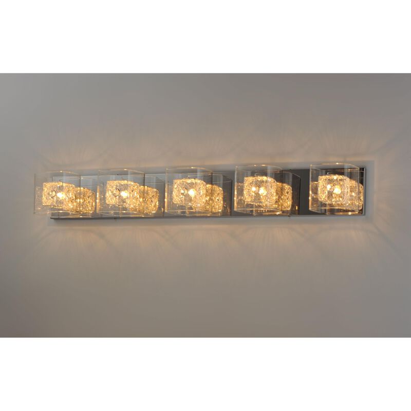 Gem 39 Inch 5 Light Bath Vanity Light by Et2 Lighting