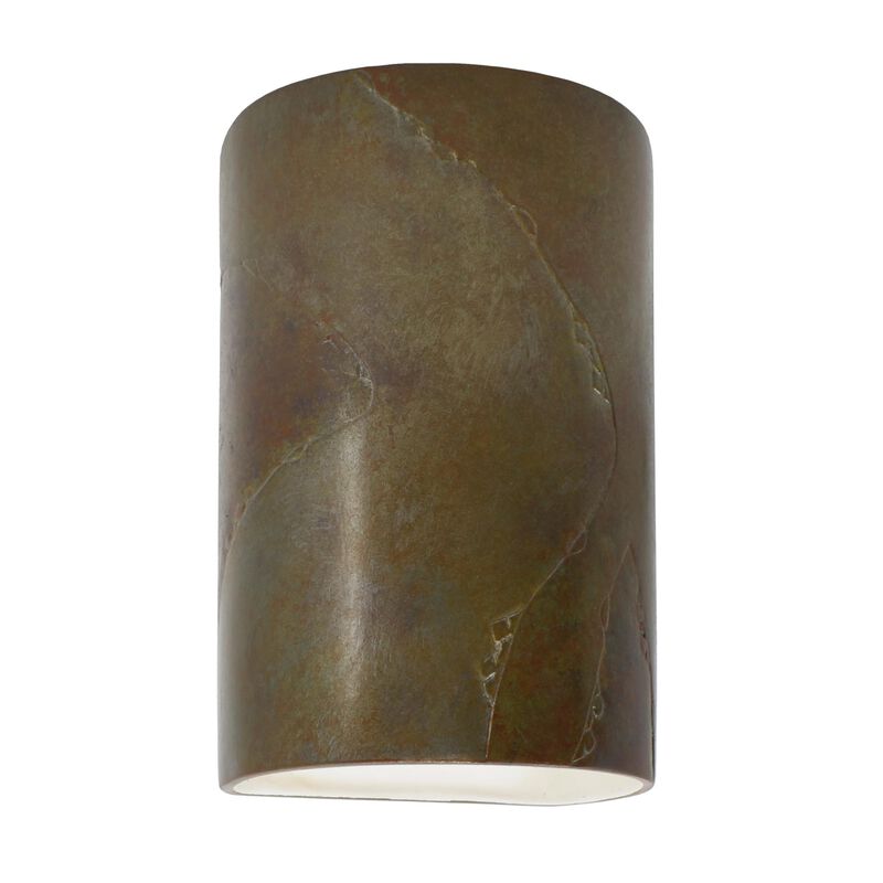 Ambiance 9 Inch Tall Outdoor Wall Light by Justice Design Group