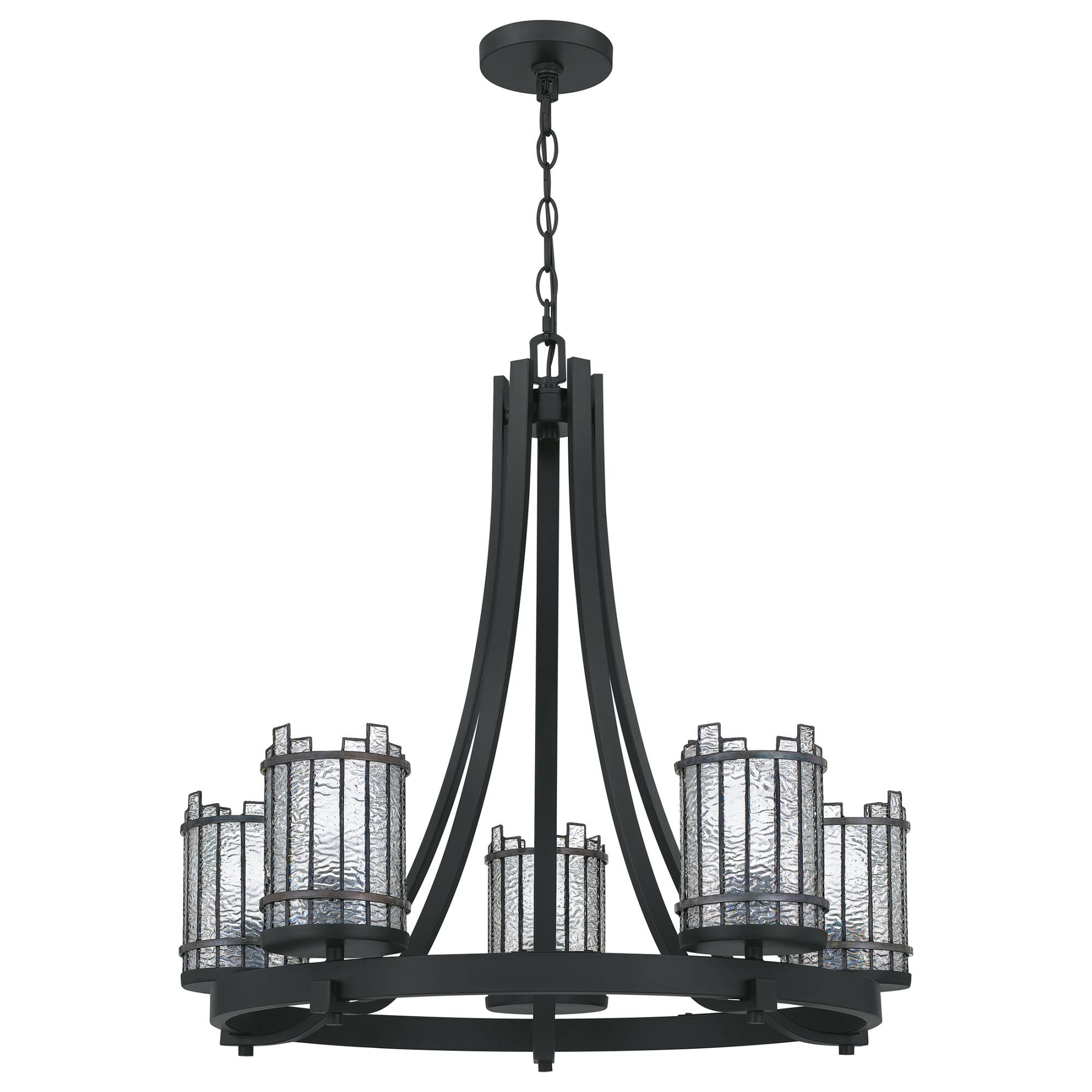 Shown in Matte Black finish and Sepia Art Glass shade