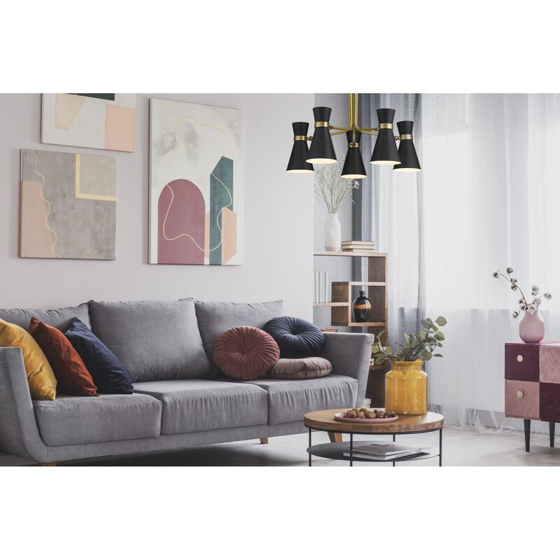 Soriano 27 Inch 5 Light Chandelier by Z-Lite