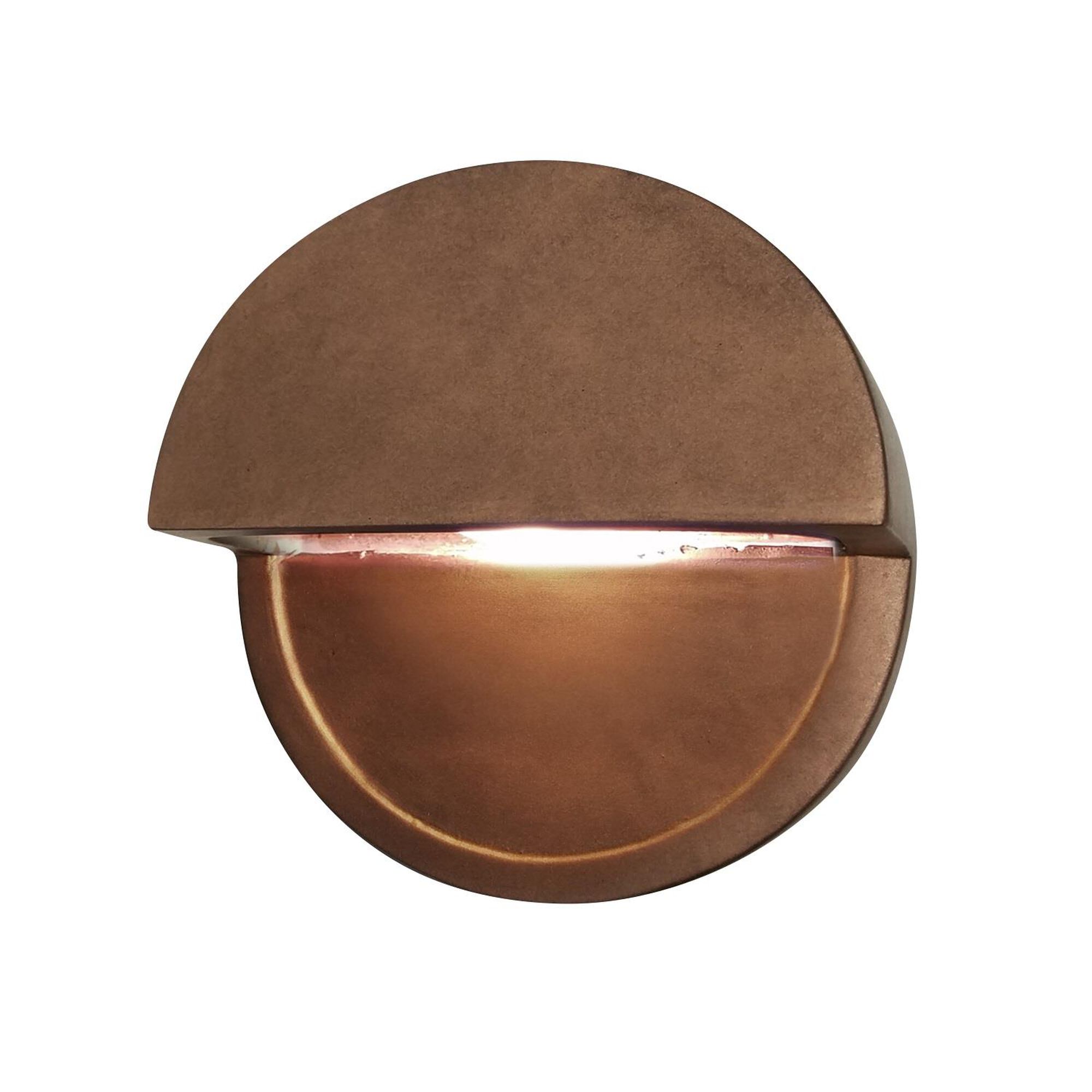 Shown in Antique Copper finish and Shape - Dome accent