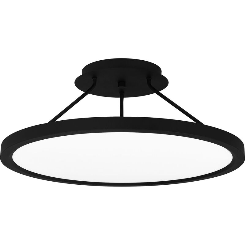 Outskirts 20 Inch 1 Light LED Semi Flush Mount by Quoizel