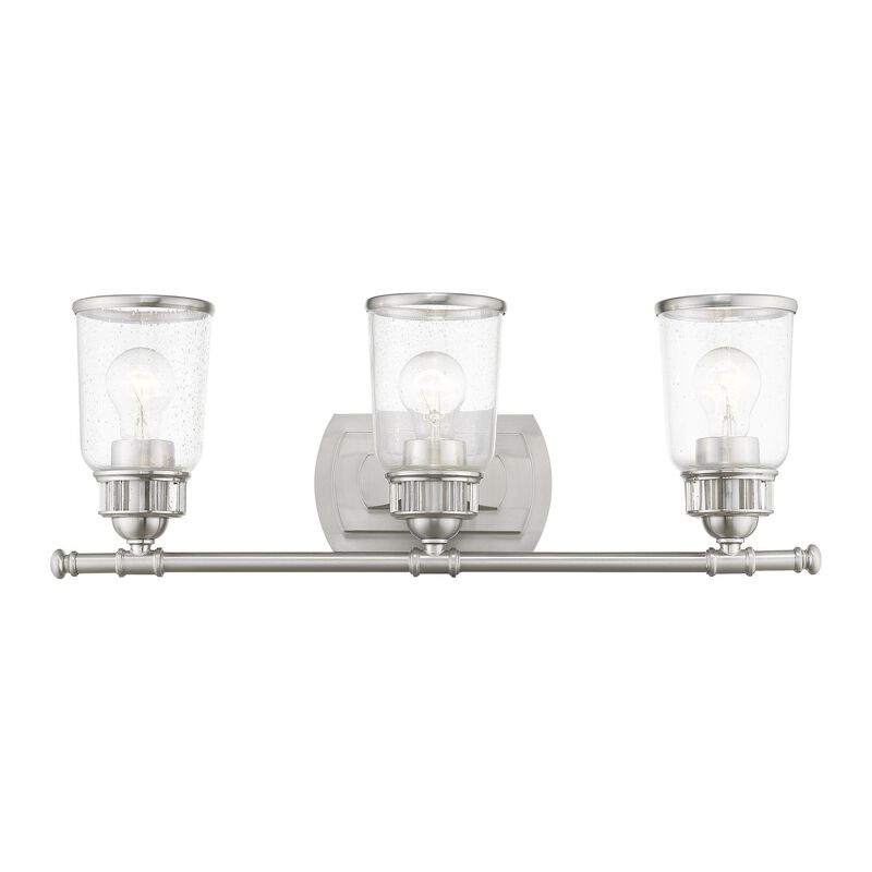 Lawrenceville 23 Inch 3 Light Bath Vanity Light by Livex Lighting