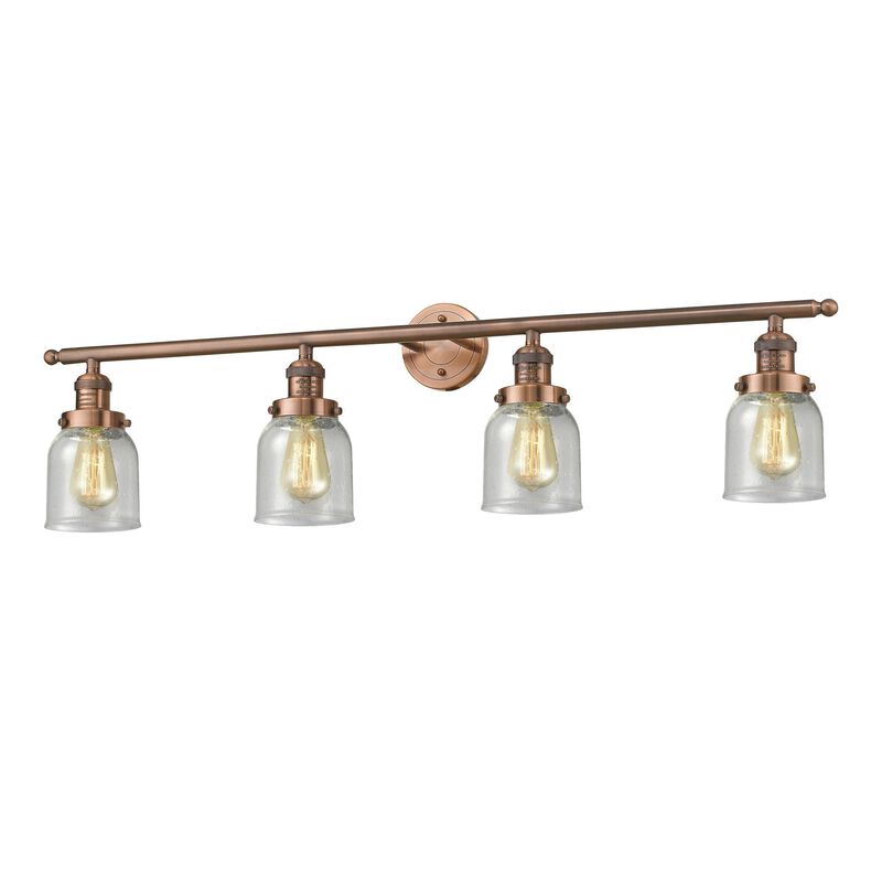 Bruno Marashlian Small Bell 42 Inch 4 Light LED Bath Vanity Light by Innovations Lighting