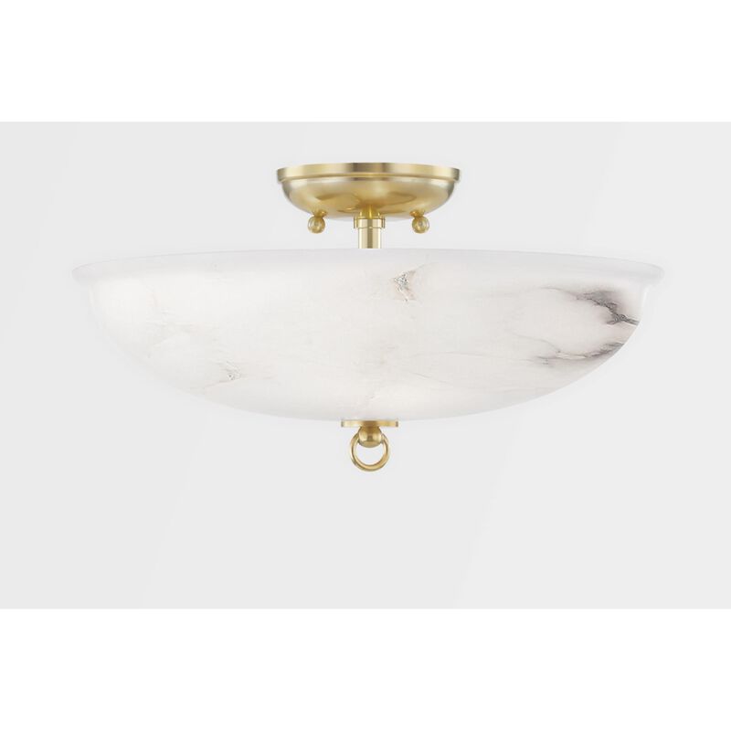 Somerset 16 Inch Semi Flush Mount by Hudson Valley Lighting