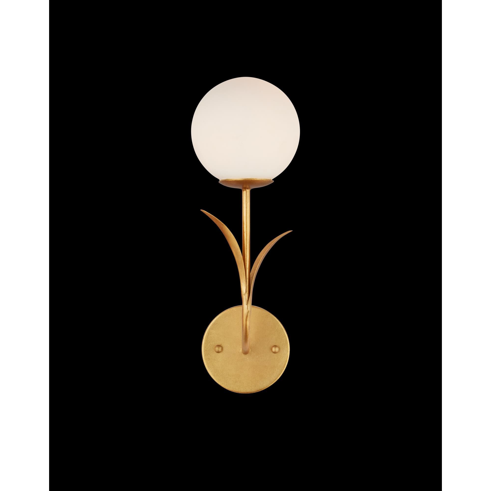 Shown in Contemporary Gold Leaf and Frosted White finish