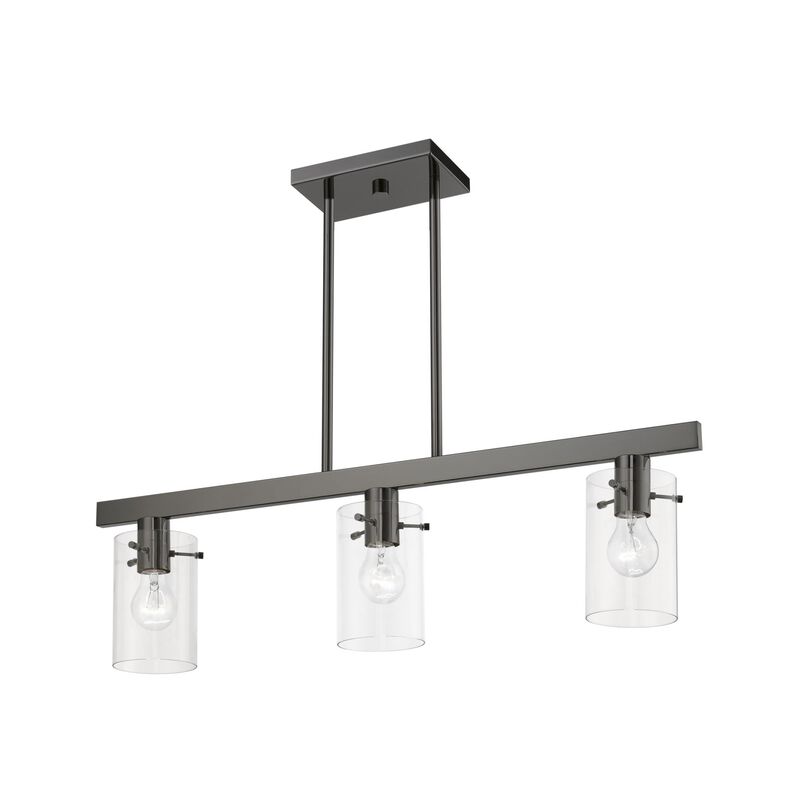 Munich 30 Inch 3 Light Linear Suspension Light by Livex Lighting