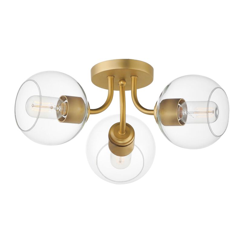 Knox 18 Inch 3 Light Semi Flush Mount by Maxim Lighting