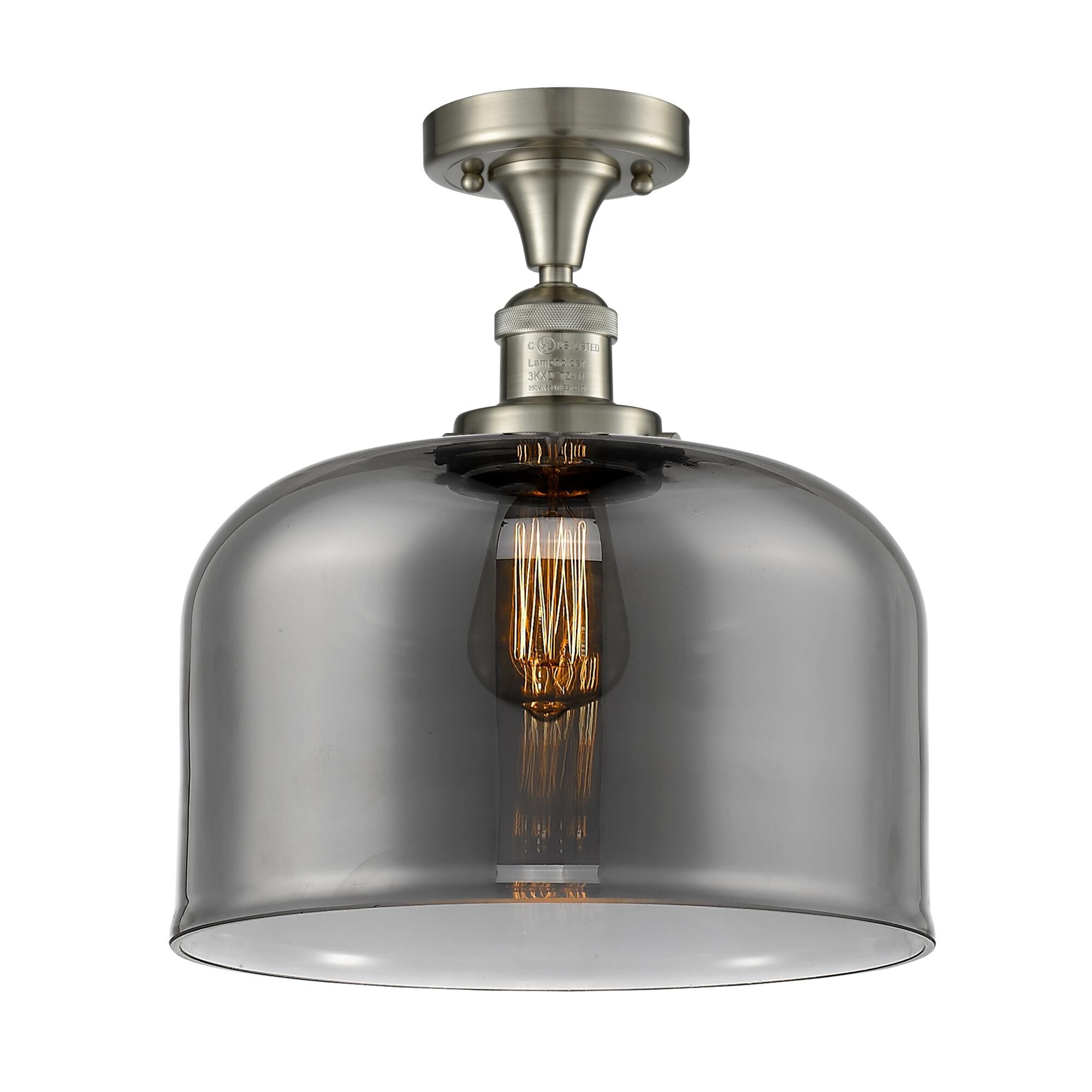 Bruno Marashlian Bell 12 Inch 1 Light Semi Flush Mount,