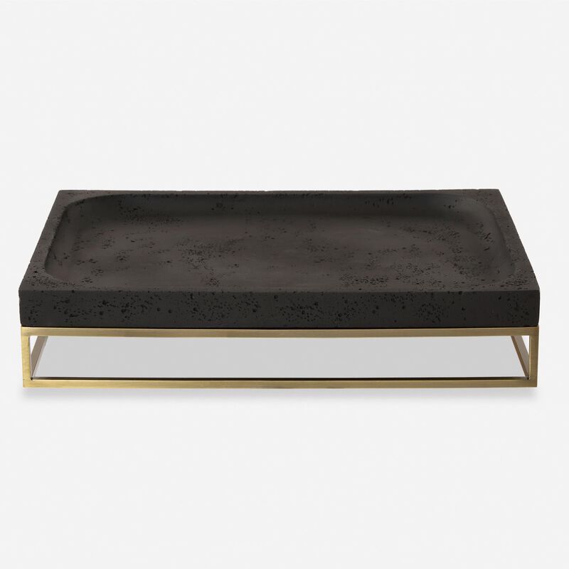 David Frisch Shadowstone Tray by Uttermost