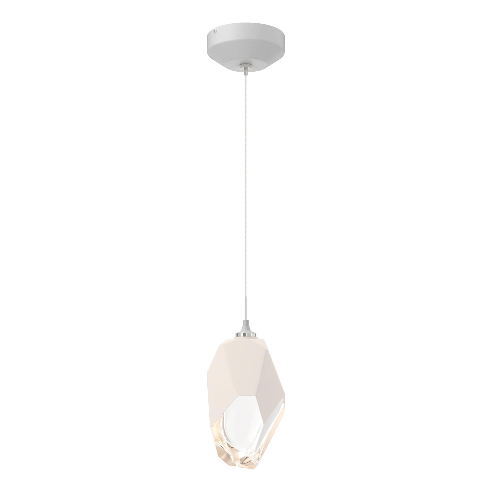 Shown in White finish and White glass and White Glass shade