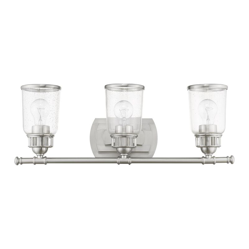 Lawrenceville 23 Inch 3 Light Bath Vanity Light by Livex Lighting