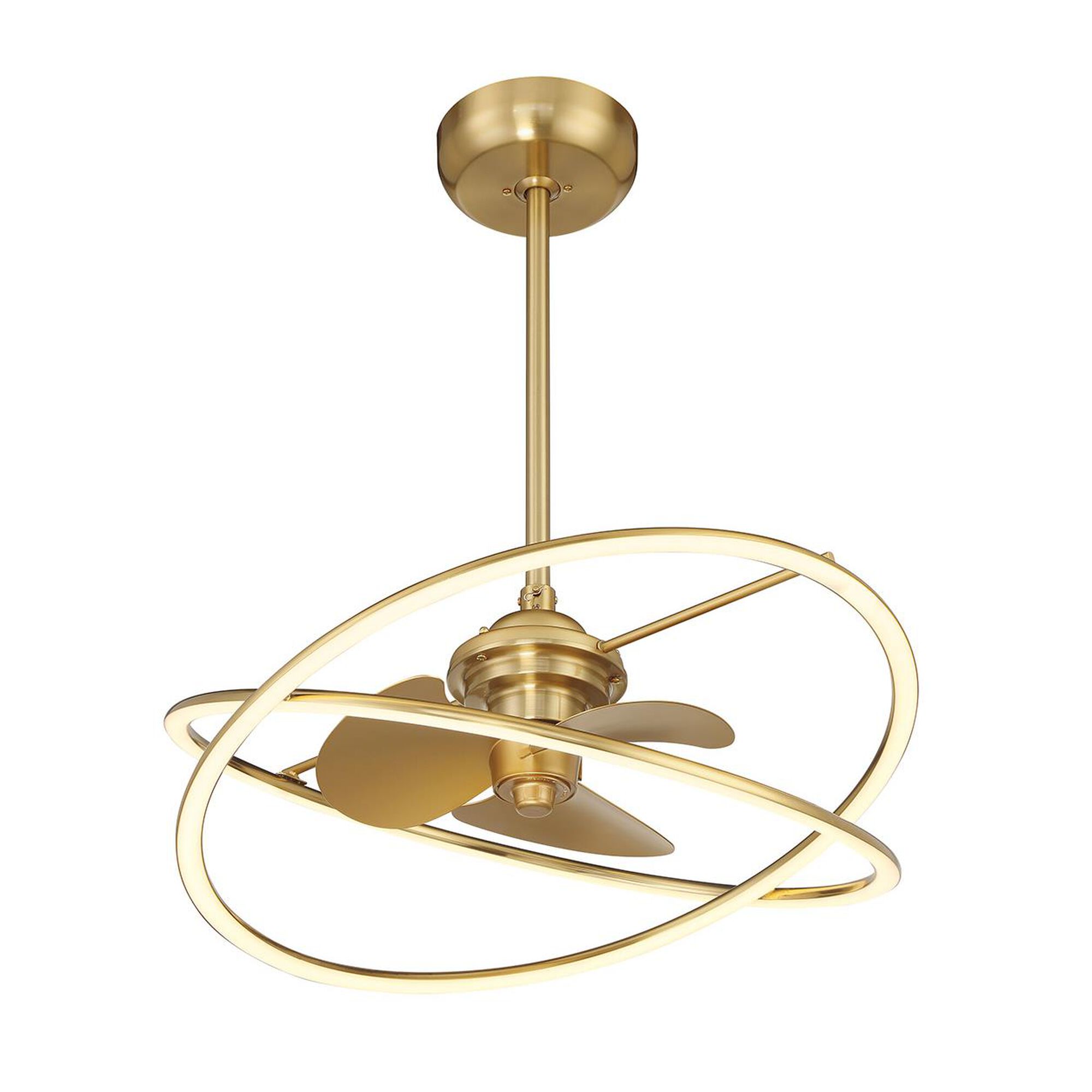 Shown in Warm Brass finish and Frosted Acrylic glass