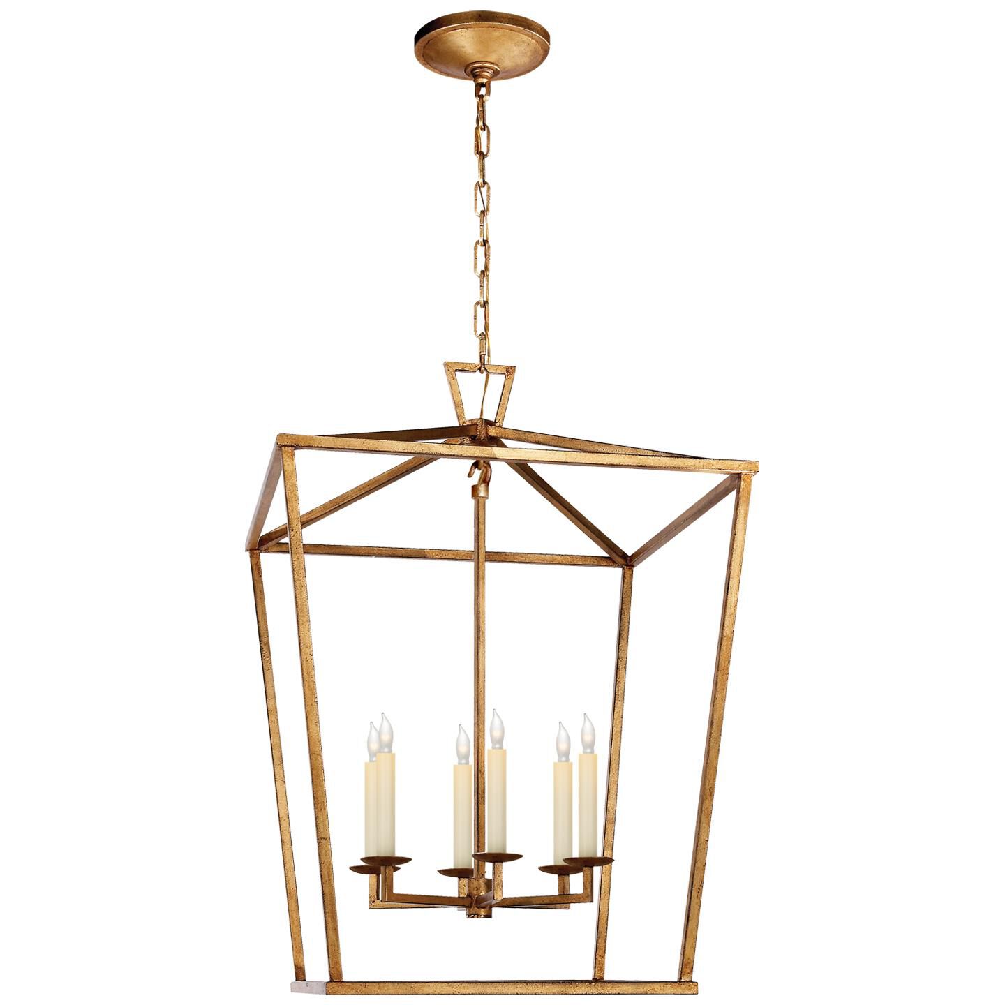 Chapman & Myers Darlana 24 Inch Cage Pendant by Visual Comfort Signature Collection - Clearance