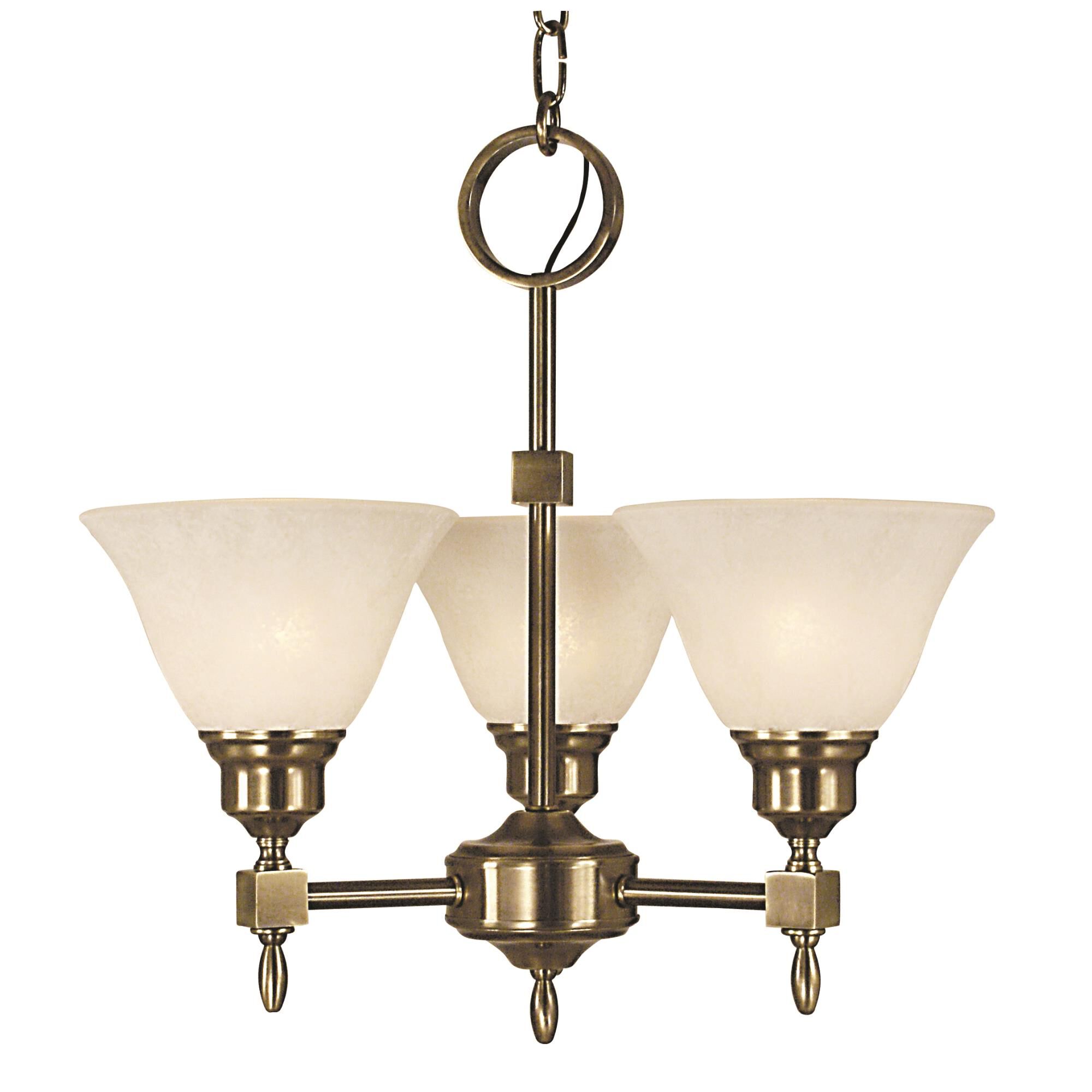 Shown in Antique Brass With White Marble Glass Shade finish and White Marble glass and White Marble Glass shade