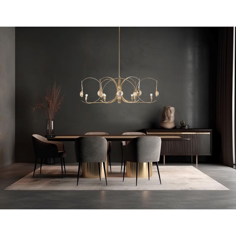 Optic 51 Inch Linear Suspension Light by Hubbardton Forge