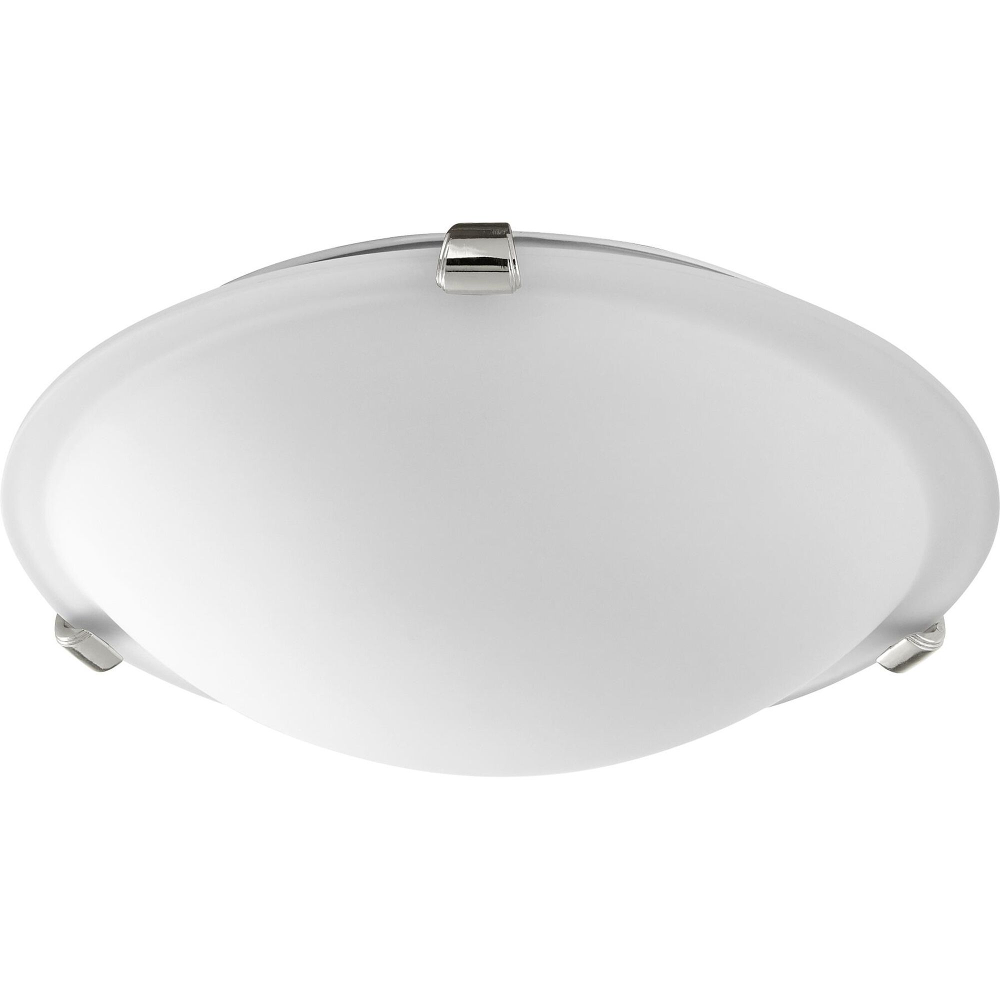 Shown in Polished Nickel With Satin Opal finish and Satin Opal shade