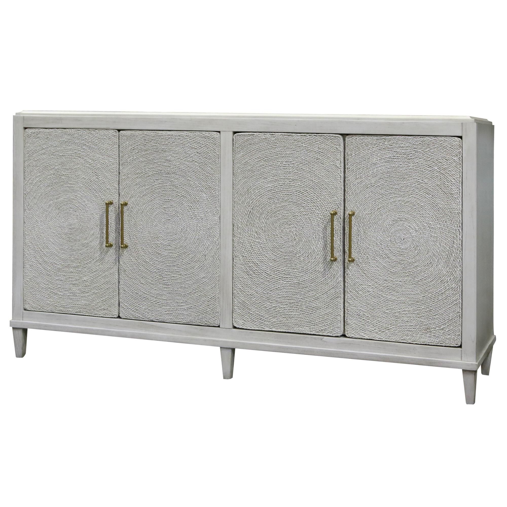 Shown in Off White, White Washed and Gold finish