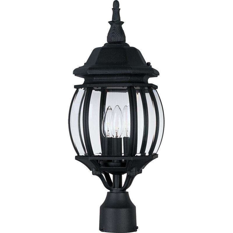 Crown Hill 21 Inch Tall 3 Light Outdoor Post Lamp by Maxim Lighting