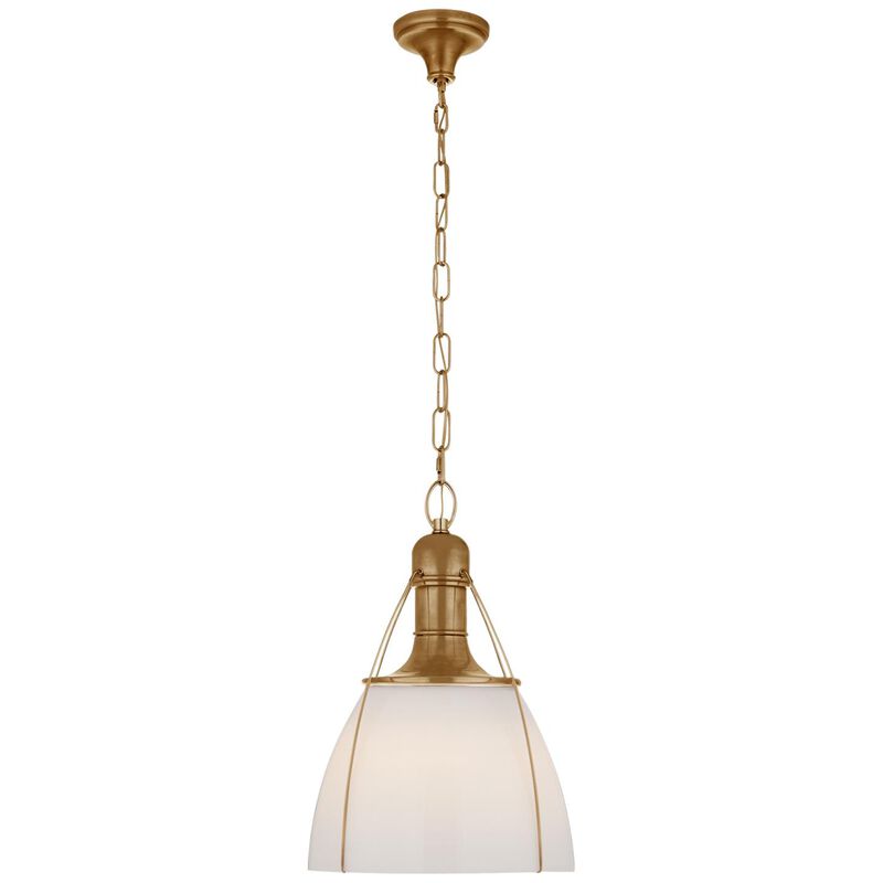 Visual Comfort Signature Collection Chapman & Myers Prestwick 18 Inch Large Pendant