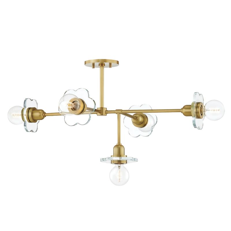 Alexa 27.5 Inch Chandelier by Mitzi